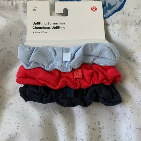 lululemon athletica Accessories - Lululemon Uplifting Scrunchies Trio NWT